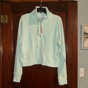 Mint Green athletic quarter zip!